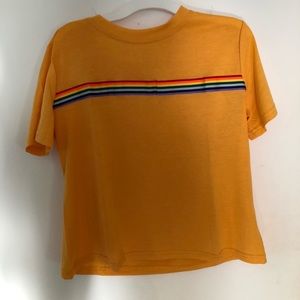 rainbow stripe t shirt